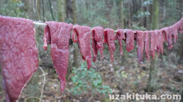 シカ干し肉を作る 自給自足のサバイバル狩猟17 ４ 釣りと車中泊のツカさん