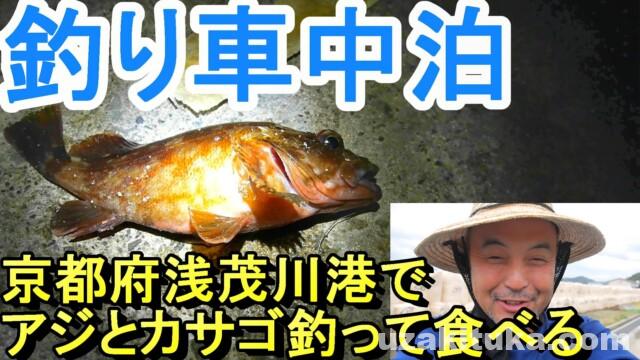 釣り車中泊 京都府浅茂川港でアジとカサゴ釣って食べる 釣りと車中泊のツカさん 釣り車中泊 京都府浅茂川港でアジとカサゴ釣って食べる 釣りと車中泊のツカさん